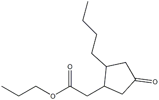 Propyl dihydrojasmonate Structure