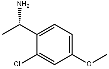 (1S)-1-(2-CHLORO-4-METHOXYPHENYL)ETHYLAMINE Structure