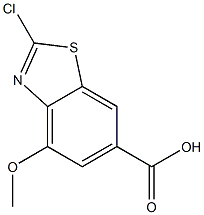 2-Chloro-4-methoxy-benzothiazole-6-carboxylic acid Structure