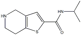 N-isopropyl-4,5,6,7-tetrahydrothieno[3,2-c]pyridine-2-carboxamide Structure