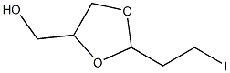 [2-(2-iodoethyl)-1,3-dioxolan-4-yl]methanol 구조식 이미지