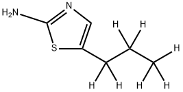 2-Amino-5-(n-propyl-d7)-thiazole Structure