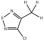 3-Chloro-4-(methyl-d3)-1,2,5-thiadiazole 구조식 이미지
