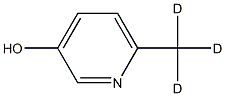 3-Hydroxy-6-(methyl-d3)-pyridine 구조식 이미지