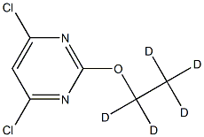4,6-Dichloro-2-(ethoxy-d5)-pyrimidine 구조식 이미지