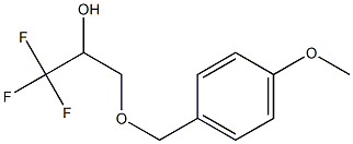 1,1,1-Trifluoro-3-[(4-methoxybenzyl)oxy]-2-propanol 구조식 이미지