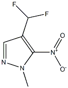 4-(Difluoromethyl)-1-methyl-5-nitro-1H-pyrazole 구조식 이미지