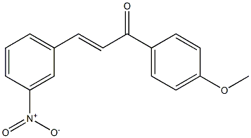 (2E)-1-(4-methoxyphenyl)-3-(3-nitrophenyl)prop-2-en-1-one Structure