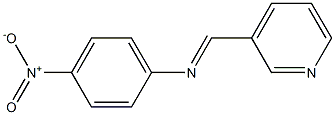 (4-nitrophenyl)(3-pyridinylmethylene)amine 구조식 이미지