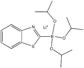 LITHIUM BENZO[D]THIAZOL-2-YLTRIISOPROPOXYBORATE Structure