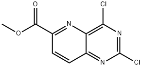 METHYL 2,4-DICHLOROPYRIDO[3,2-D]PYRIMIDINE-6-CARBOXYLATE Structure