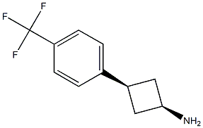 CIS-3-(4-(TRIFLUOROMETHYL)PHENYL)CYCLOBUTANAMINE Structure