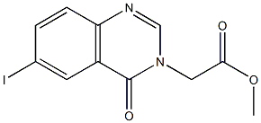 methyl 2-(6-iodo-4-oxoquinazolin-3(4H)-yl)acetate 구조식 이미지