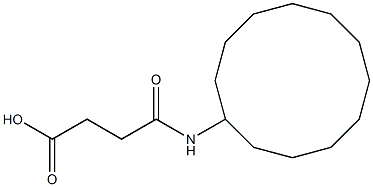 4-(cyclododecylamino)-4-oxobutanoic acid 구조식 이미지