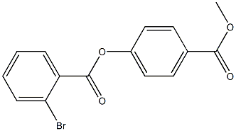 4-(methoxycarbonyl)phenyl 2-bromobenzoate Structure