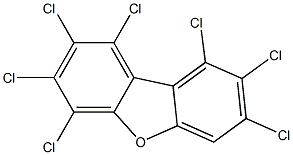 1,2,3,4,7,8,9-HEPTACHLORODIBENZOFURAN (13C12, 99%) 50 ug/ml in Nonane 구조식 이미지