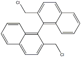 2,2'-bis(chloromethyl)-1,1'-binaphthalene Structure