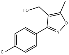 (3-(4-Chlorophenyl)-5-methylisoxazol-4-yl)methanol 구조식 이미지