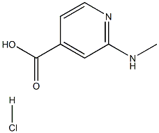 2-(Methylamino)isonicotinic acid hydrochloride Structure