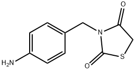 3-[(4-Aminophenyl)methyl]-1,3-thiazolidine-2,4-dione Structure