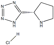 5-[(2S)-pyrrolidin-2-yl]-1H-1,2,3,4-tetrazole hydrochloride Structure