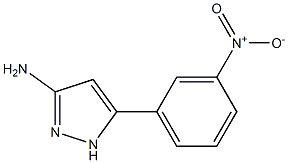 5-(3-nitrophenyl)-1H-pyrazol-3-amine Structure