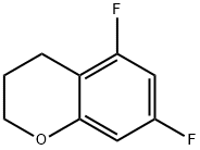 5,7-DIFLUORO-3,4-DIHYDRO-2H-1-BENZOPYRAN Structure