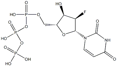 2'-Fluoro-2'-deoxyuridine-5'-triphosphate,100mM solution Structure