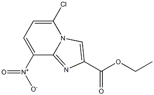 5-Chloro-8-nitro-imidazo[1,2-a]pyridine-2-carboxylic acid ethyl ester Structure