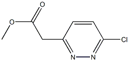 methyl 2-(6-chloropyridazin-3-yl)acetate 구조식 이미지