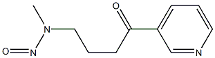 N-methyl-N-(4-oxo-4-(pyridin-3-yl)butyl)nitrous amide Structure