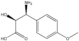 (2S,3S)-3-Amino-2-hydroxy-3-(4-methoxy-phenyl)-propionic     acid 구조식 이미지