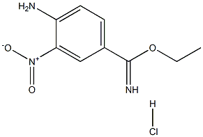 ethyl 4-amino-3-nitrobenzimidate hydrochloride 구조식 이미지