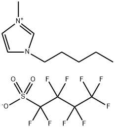 1-pentyl-3-methylimidazolium perfluorobutanesulfonate Structure