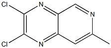 2,3-dichloro-7-methylpyrido[4,3-b]pyrazine 구조식 이미지