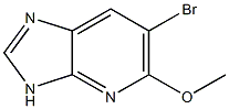 6-Bromo-5-methoxy-3H-imidazo[4,5-b]pyridine Structure