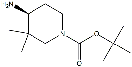 (S)-TERT-BUTYL 4-AMINO-3,3-DIMETHYLPIPERIDINE-1-CARBOXYLATE 구조식 이미지