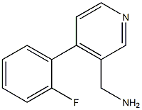 (4-(2-fluorophenyl)pyridin-3-yl)methanamine Structure