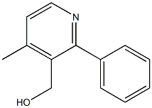 (4-methyl-2-phenylpyridin-3-yl)methanol 구조식 이미지