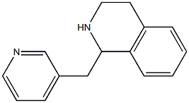 1-(pyridin-3-ylmethyl)-1,2,3,4-tetrahydroisoquinoline 구조식 이미지