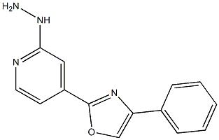 2-(2-hydrazinylpyridin-4-yl)-4-phenyloxazole Structure