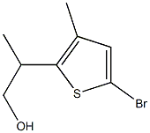 2-(5-bromo-3-methylthiophen-2-yl)propan-1-ol 구조식 이미지