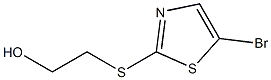 2-(5-bromothiazol-2-ylthio)ethanol 구조식 이미지