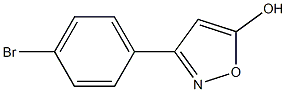 3-(4-bromophenyl)isoxazol-5-ol 구조식 이미지