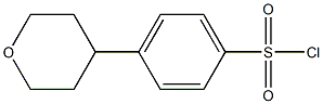 4-(tetrahydro-2H-pyran-4-yl)benzene-1-sulfonyl chloride 구조식 이미지