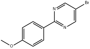 5-bromo-2-(4-methoxyphenyl)pyrimidine 구조식 이미지