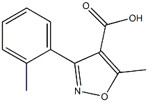 5-methyl-3-o-tolylisoxazole-4-carboxylic acid 구조식 이미지