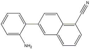 6-(2-aminophenyl)-1-naphthonitrile 구조식 이미지