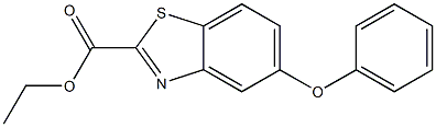 ethyl 5-phenoxybenzo[d]thiazole-2-carboxylate 구조식 이미지
