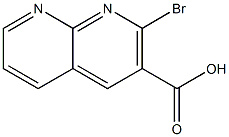 2-Bromo-[1,8]naphthyridine-3-carboxylic acid Structure